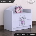 Nočna omarica Happy babies Kužek s pentljo 19 SZN1